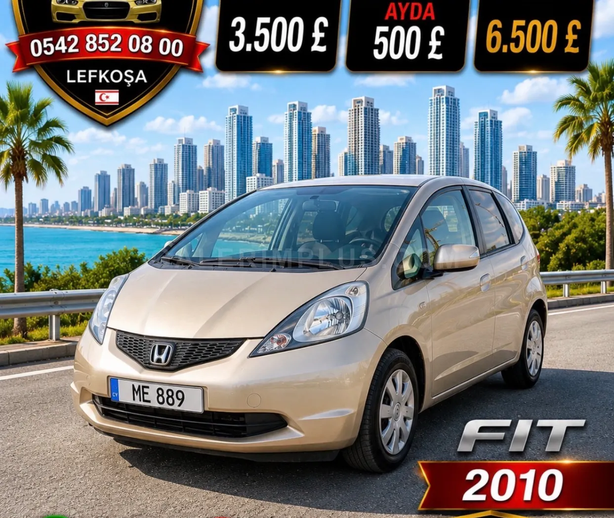 2010 Honda Fit 1.5 Kıbrıs | KKTC İkinci El Satılık Araba - Fotoğraf 1