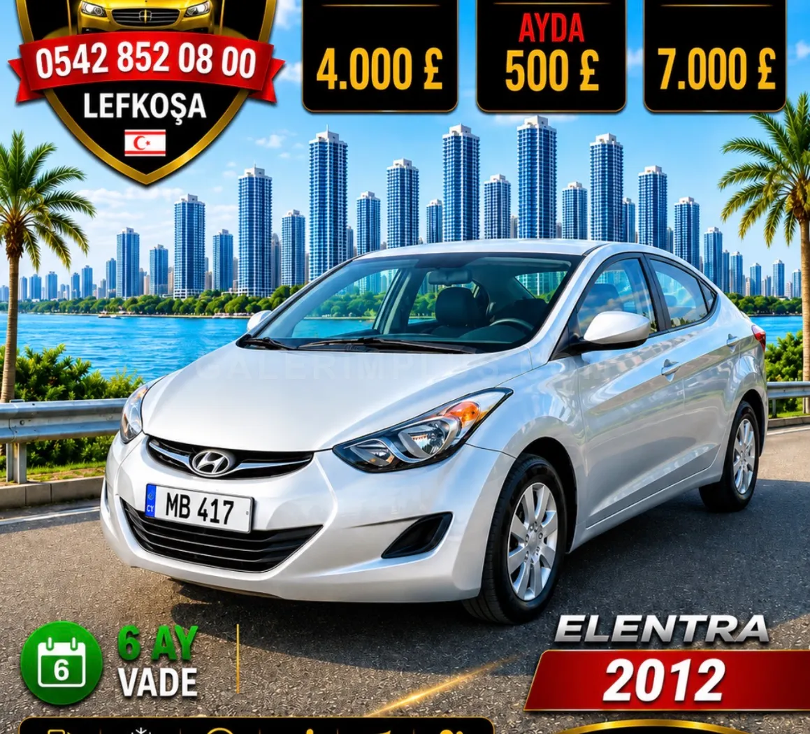 2013 Hyundai Elantra 1.6 Kıbrıs | KKTC İkinci El Satılık Araba - Fotoğraf 1
