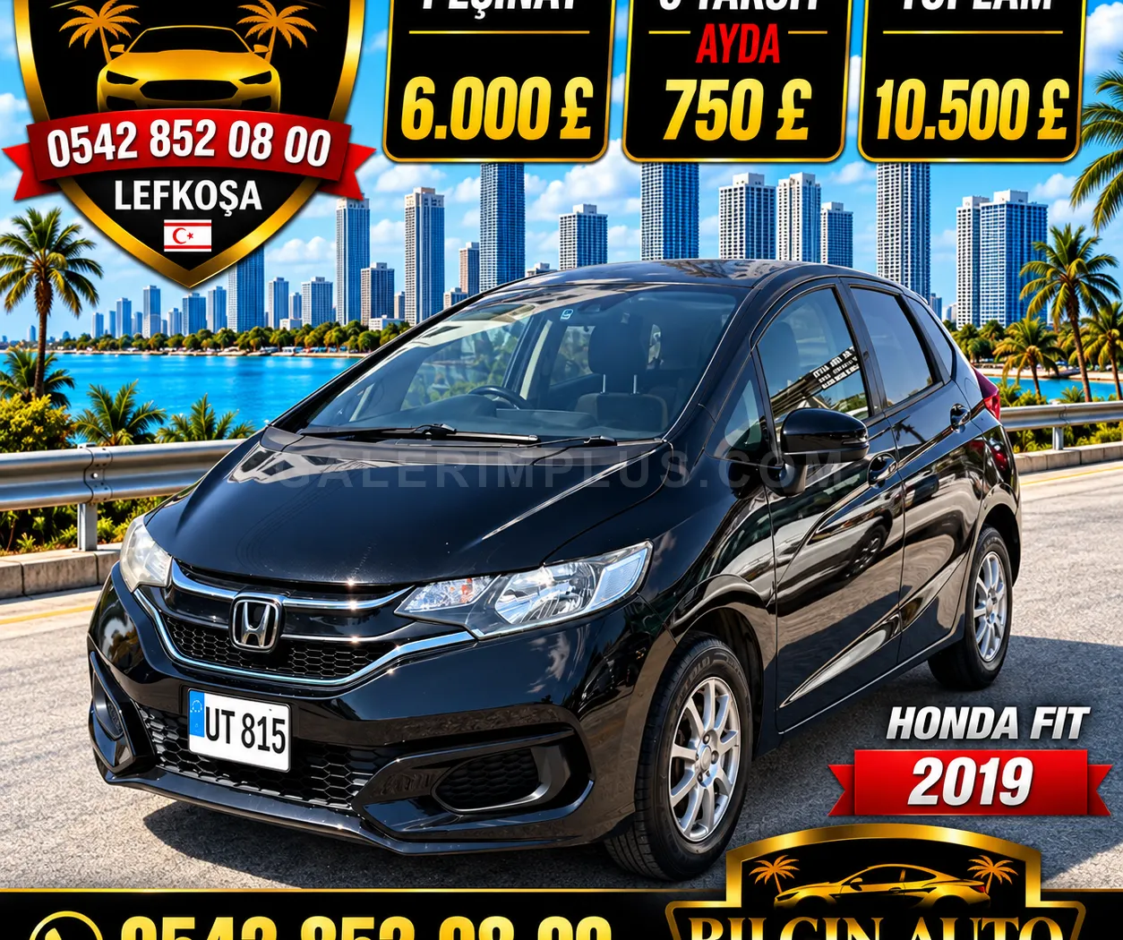 2019 Honda Fit 1.3 Automatic Kıbrıs | KKTC İkinci El Satılık Araba - Fotoğraf 1