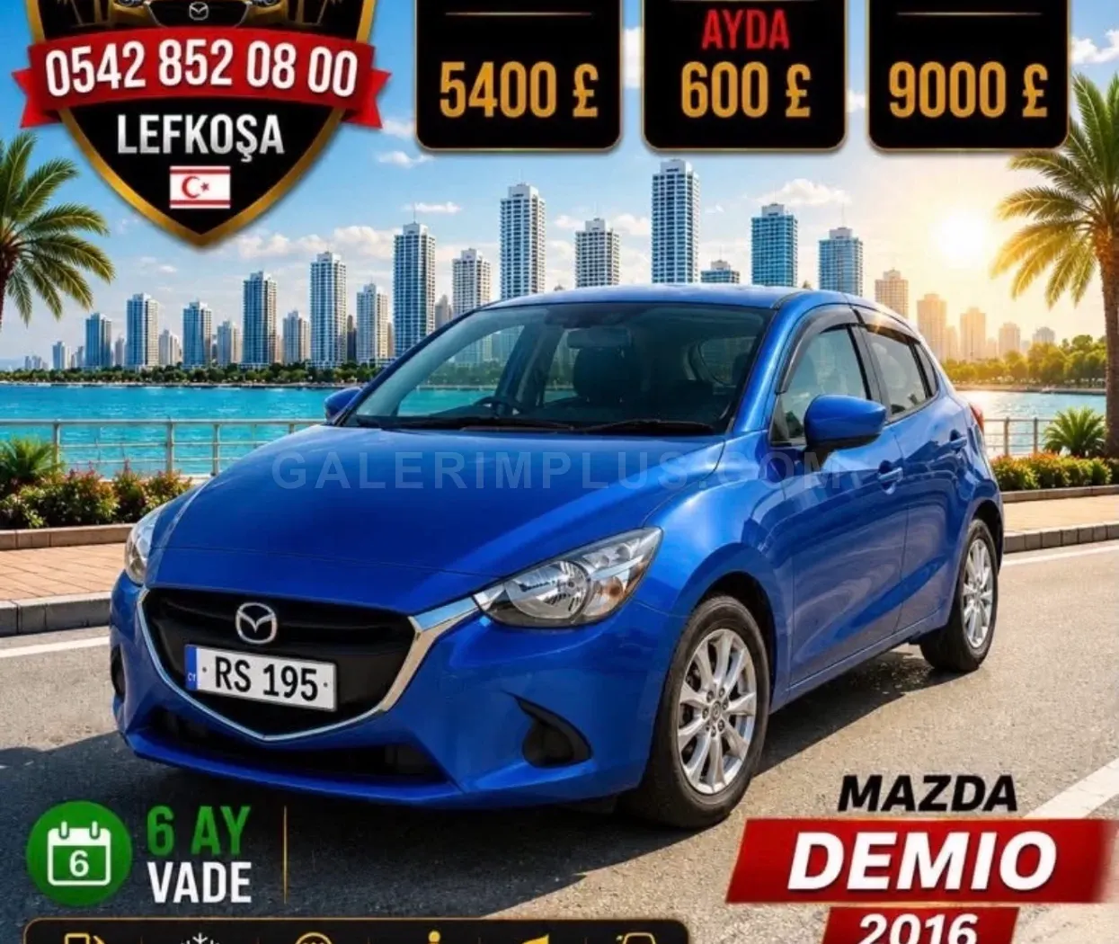 2016 Mazda Demio 1.3 Skyactiv-G Kıbrıs | KKTC İkinci El Satılık Araba - Fotoğraf 1