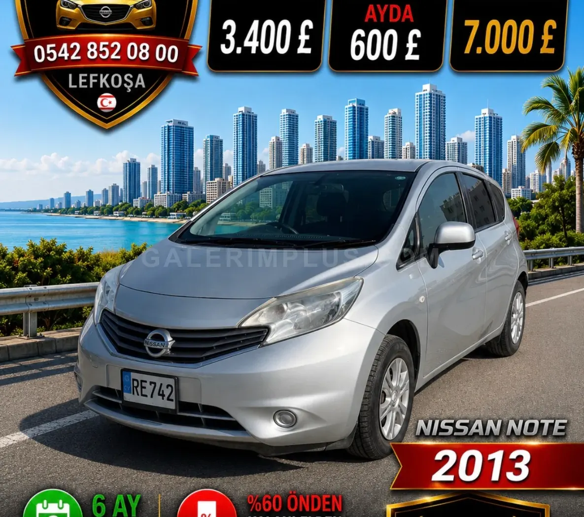 2013 Nissan Note 1.2 Kıbrıs | KKTC İkinci El Satılık Araba - Fotoğraf 1