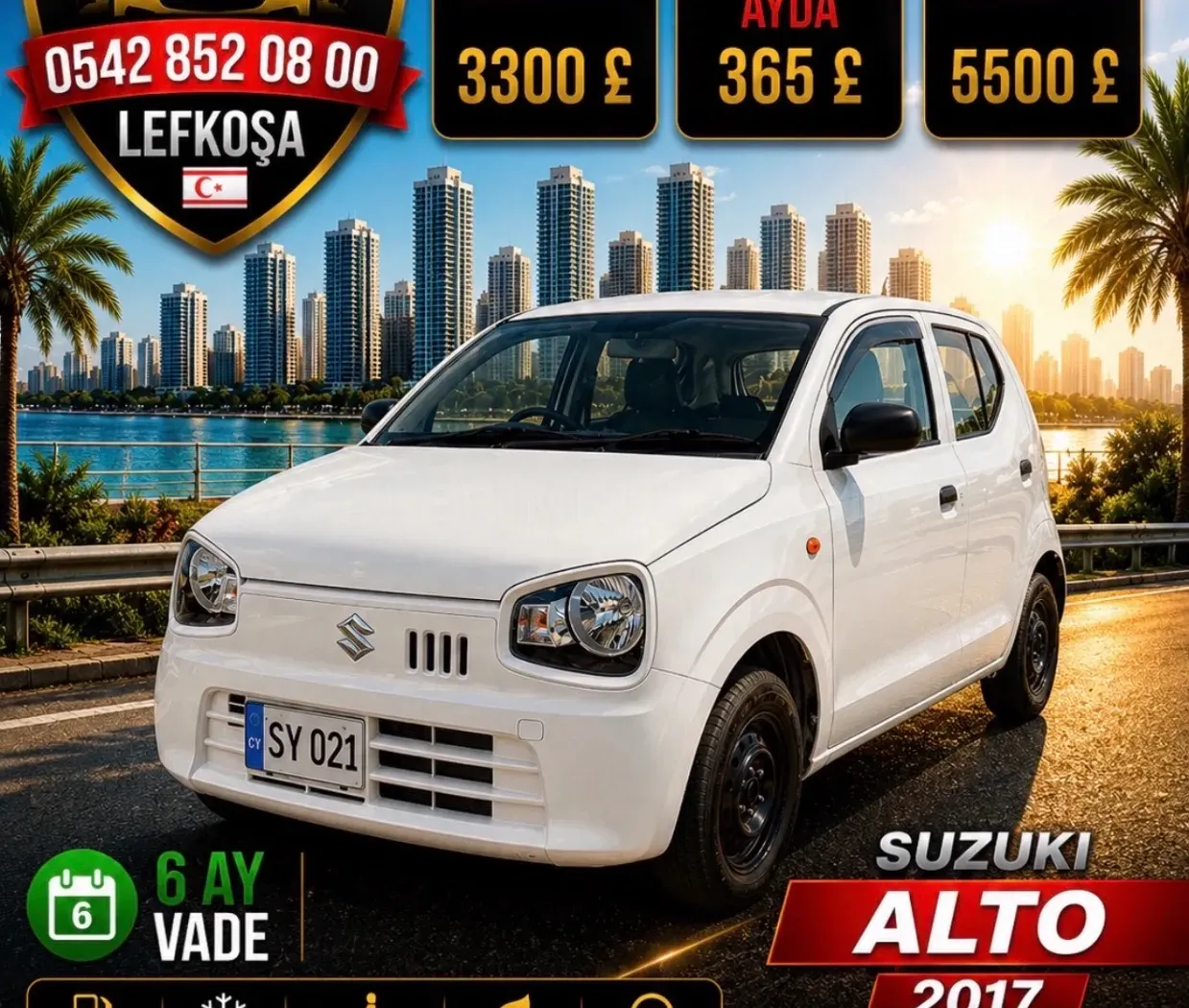 2016 Suzuki Alto 0.65 Kıbrıs | KKTC İkinci El Satılık Araba - Fotoğraf 1