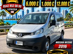 2016 Nissan NV200 1.6 Benzinli Kıbrıs | KKTC İkinci El Satılık Araba - Thumbnail 1