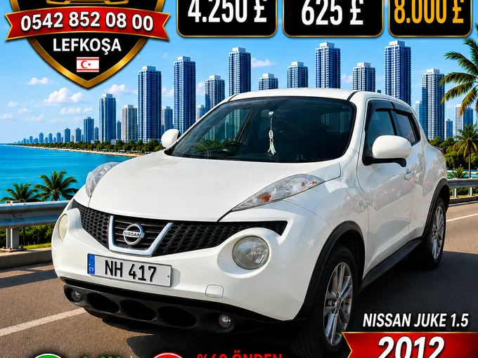 2012 Nissan Juke 1.6 Benzin Otomatik Lefkoşa İlan görseli - GalerimPlus