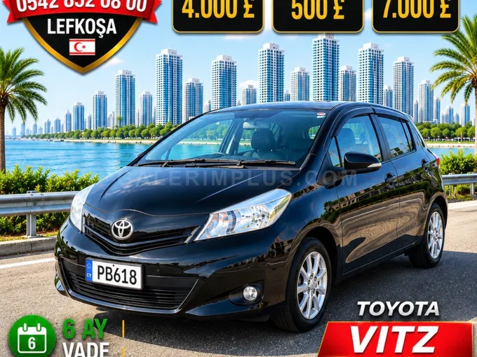 2012 Toyota Vitz 1.3 Benzin Otomatik Lefkoşa İlan görseli - GalerimPlus