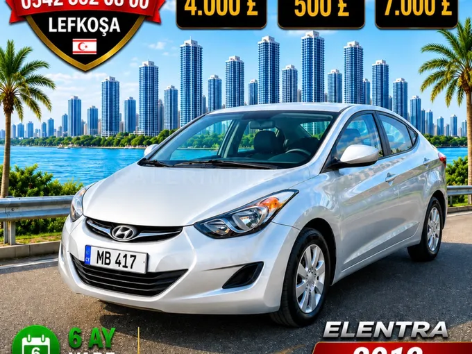 2013 Hyundai Elantra 1.6 Benzin Otomatik Lefkoşa İlan görseli - GalerimPlus