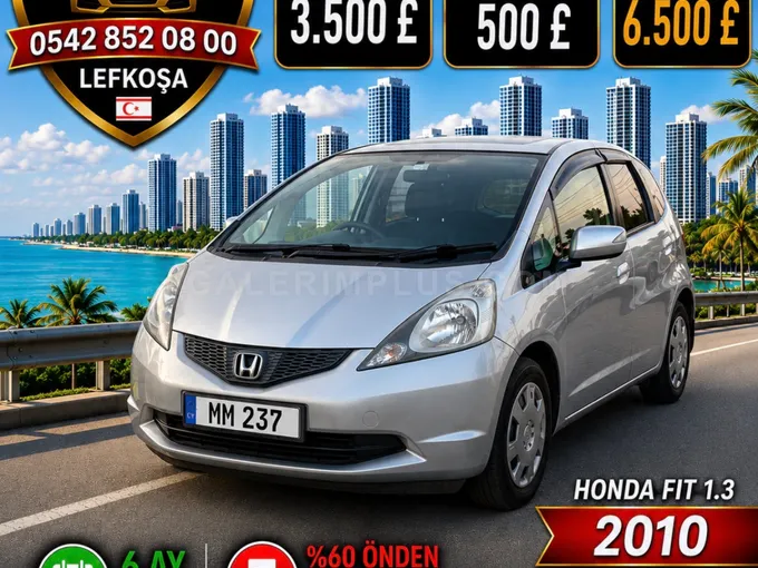 2010 Honda Fit 1.3 Benzin Otomatik Lefkoşa İlan görseli - GalerimPlus