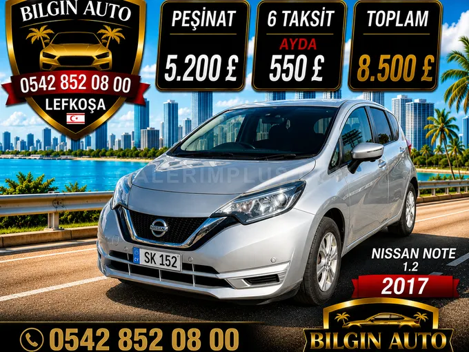 2017 Nissan Note 1.2 Benzin Otomatik Lefkoşa İlan görseli - GalerimPlus