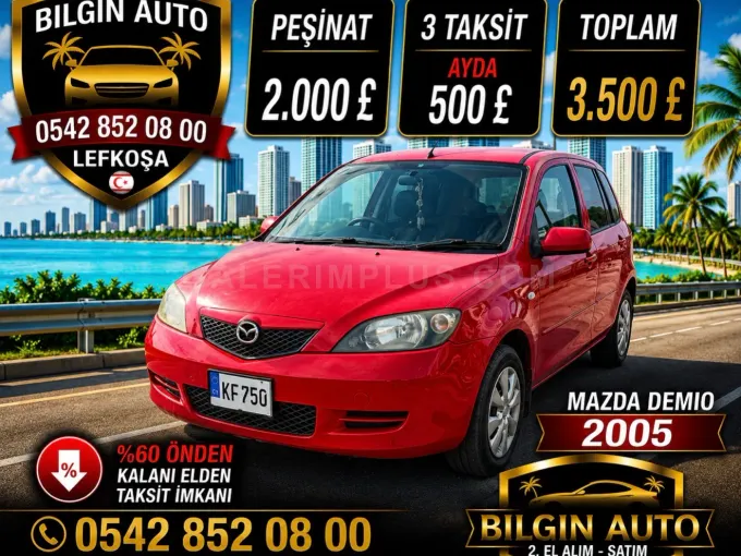 2005 Mazda Demio 1.3i Benzin Otomatik Lefkoşa İlan görseli - GalerimPlus
