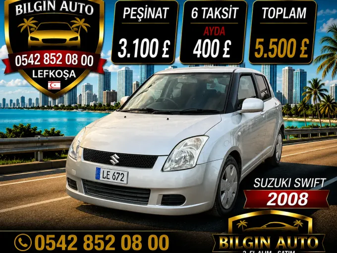 2008 Suzuki Swift 1.3 Benzin Otomatik Lefkoşa İlan görseli - GalerimPlus
