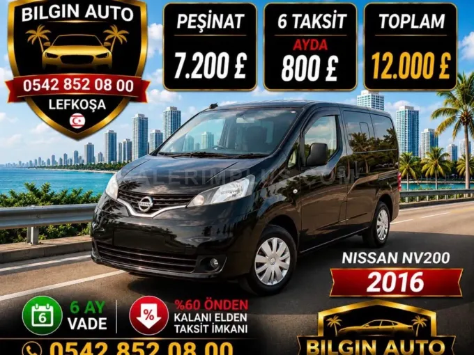 2016 Nissan NV200 1.6 Benzinli Benzin Otomatik Lefkoşa İlan görseli - GalerimPlus