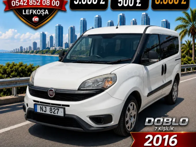 2016 Fiat Doblo Cargo Benzin Otomatik Lefkoşa İlan görseli - GalerimPlus