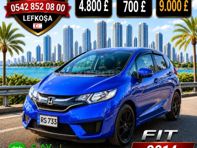 2014 Honda Fit 1.3 Automatic Benzin Otomatik Lefkoşa İlan görseli - GalerimPlus