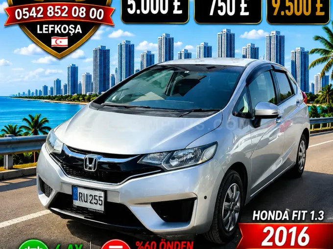 2016 Honda Fit 1.3 Benzin Otomatik Lefkoşa İlan görseli - GalerimPlus