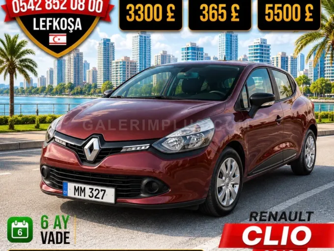 2013 Renault Clio 1.2 Benzin Manuel Lefkoşa İlan görseli - GalerimPlus