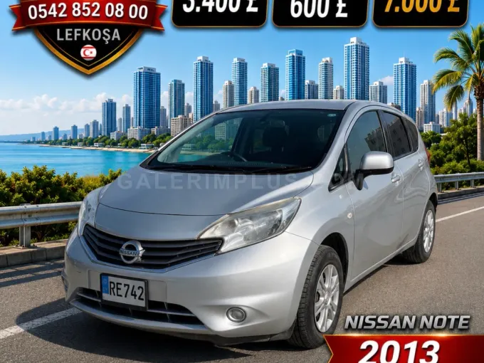 2013 Nissan Note 1.2 Benzin Otomatik Lefkoşa İlan görseli - GalerimPlus