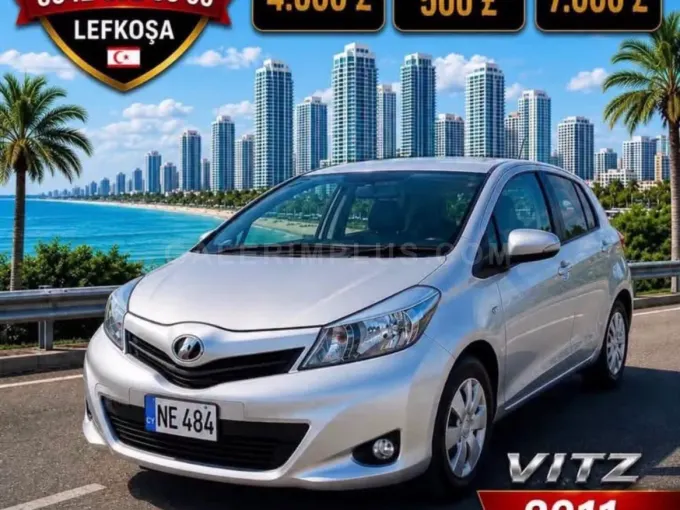 2011 Toyota Vitz 1.5 Benzin Otomatik Lefkoşa İlan görseli - GalerimPlus