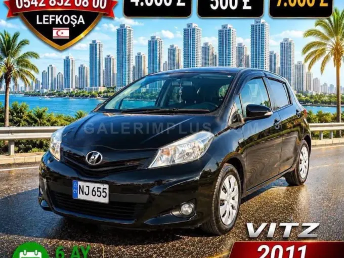 2012 Toyota Vitz 1.3 Benzin Otomatik Lefkoşa İlan görseli - GalerimPlus