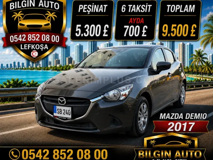 2017 Mazda Demio 1.3i Benzin Otomatik Lefkoşa İlan görseli - GalerimPlus