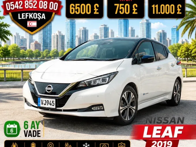 2019 Nissan Leaf Elektrik Otomatik Lefkoşa İlan görseli - GalerimPlus