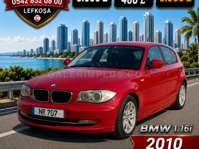 2010 BMW 1 Serisi 116i Benzin Otomatik Lefkoşa İlan görseli - GalerimPlus