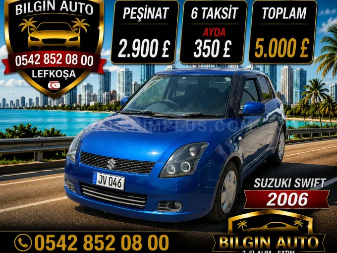 2006 Suzuki Swift 1.3 Benzin Otomatik Lefkoşa İlan görseli - GalerimPlus