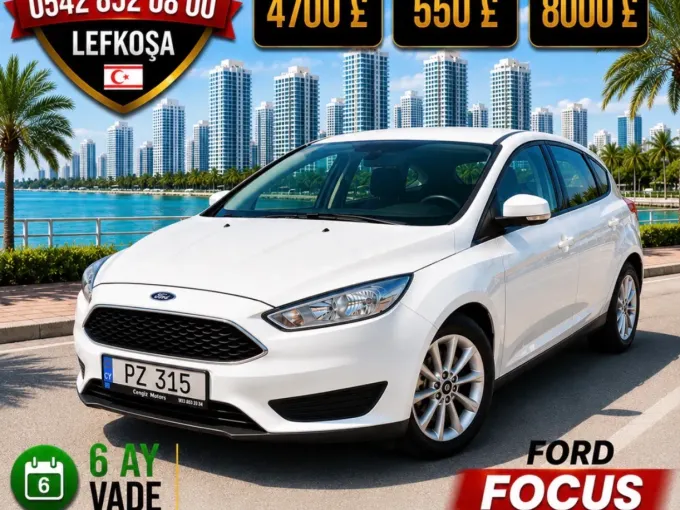 2018 Ford Focus 1.6 Benzin Otomatik Lefkoşa İlan görseli - GalerimPlus