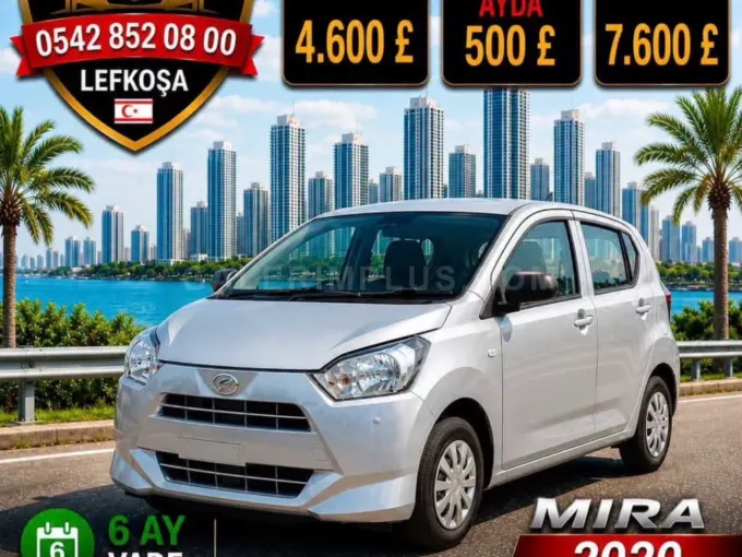 2020 Daihatsu Mira 0.65 Benzin Otomatik Lefkoşa İlan görseli - GalerimPlus