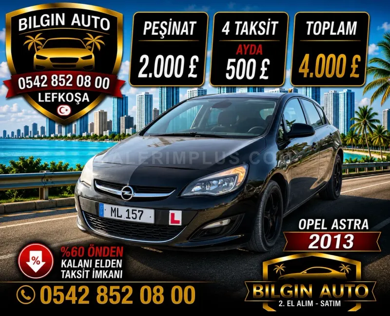 2013 Model Otomatik Opel Astra