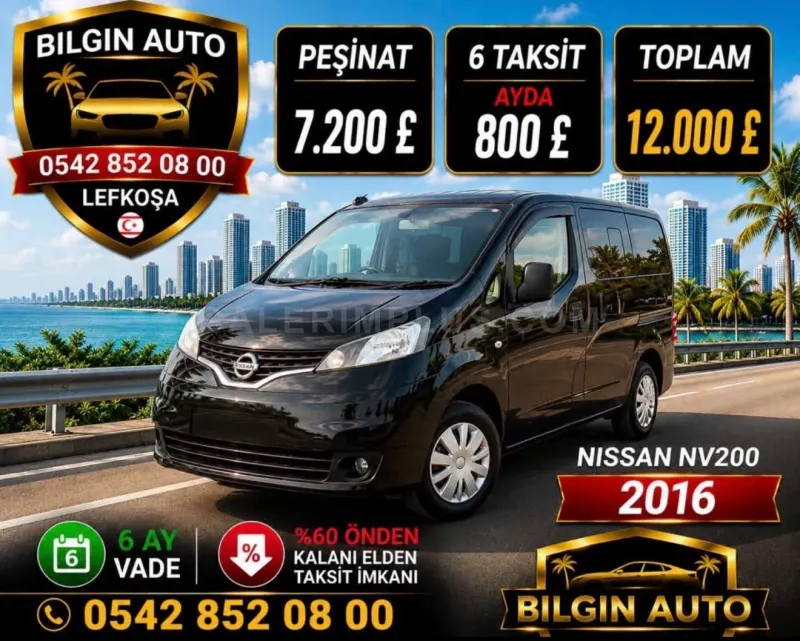 2016 Nissan NV200 1.6 Benzinli