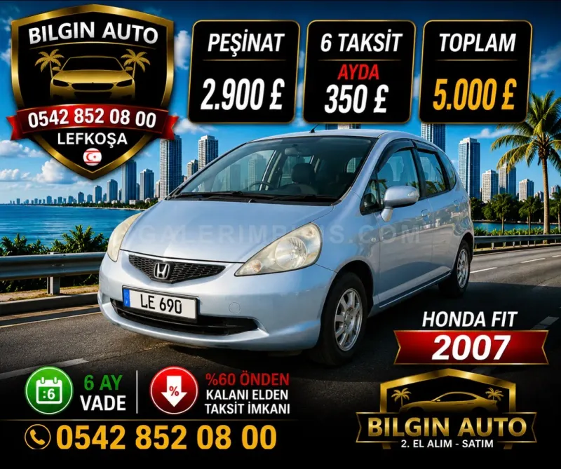 2007 Model Otomatik Honda Fit
