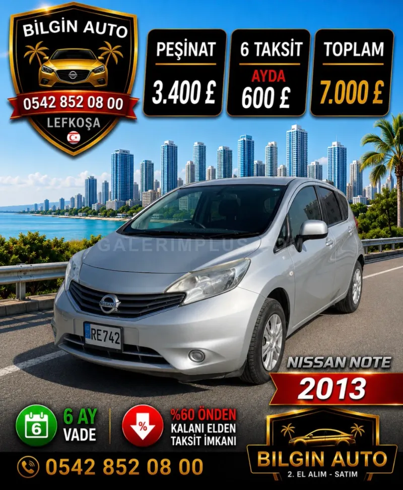 2013 Model Otomatik Nissan Note