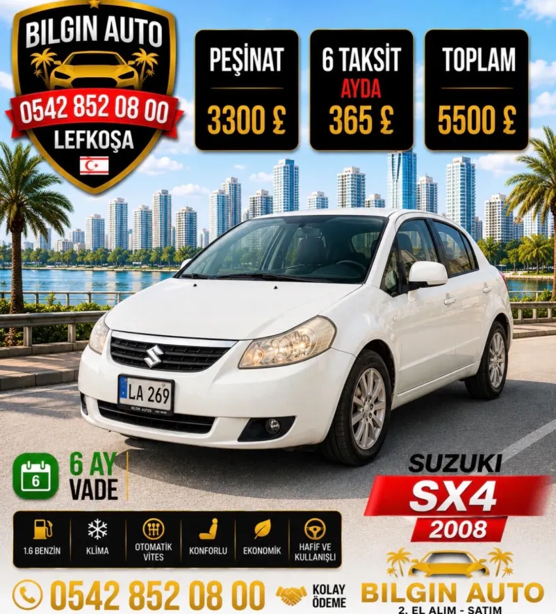 2007 Model Otomatik Suzuki SX4