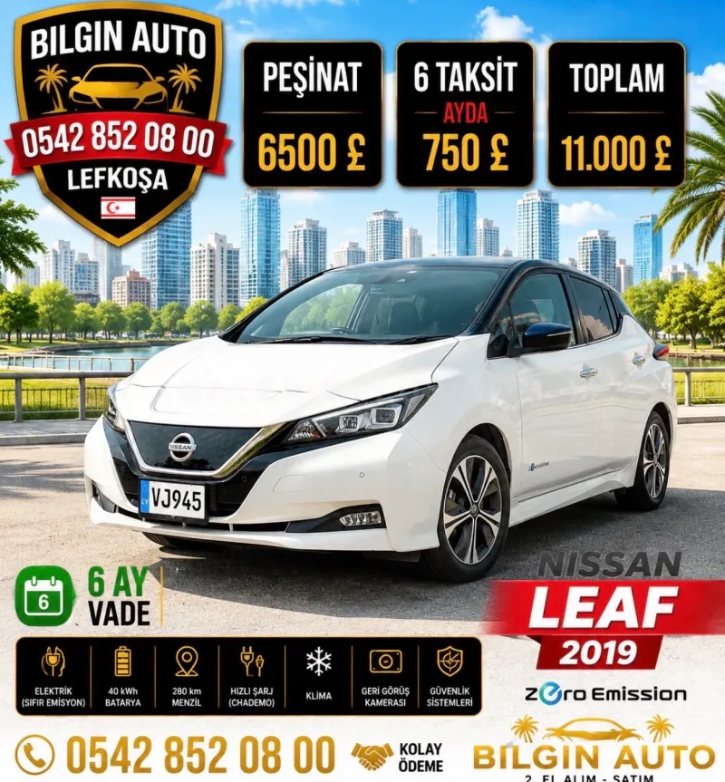 2019 Nissan Leaf 40 kWh