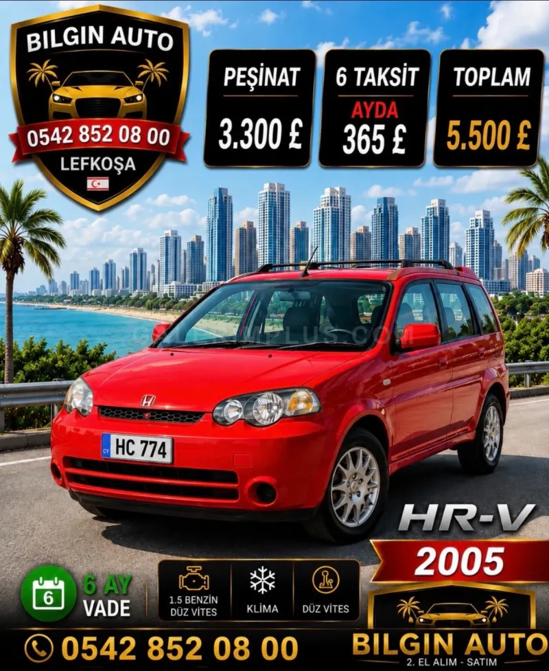 2005 Model Düz Honda HR-V