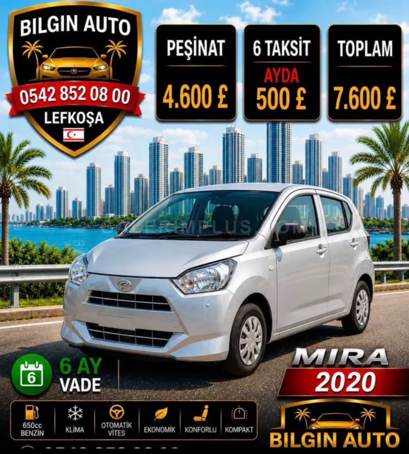2020 Model Otomatik Daihatsu Mira