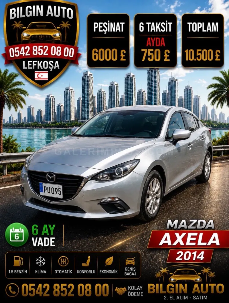 2014 Model Otomatik Mazda Axela