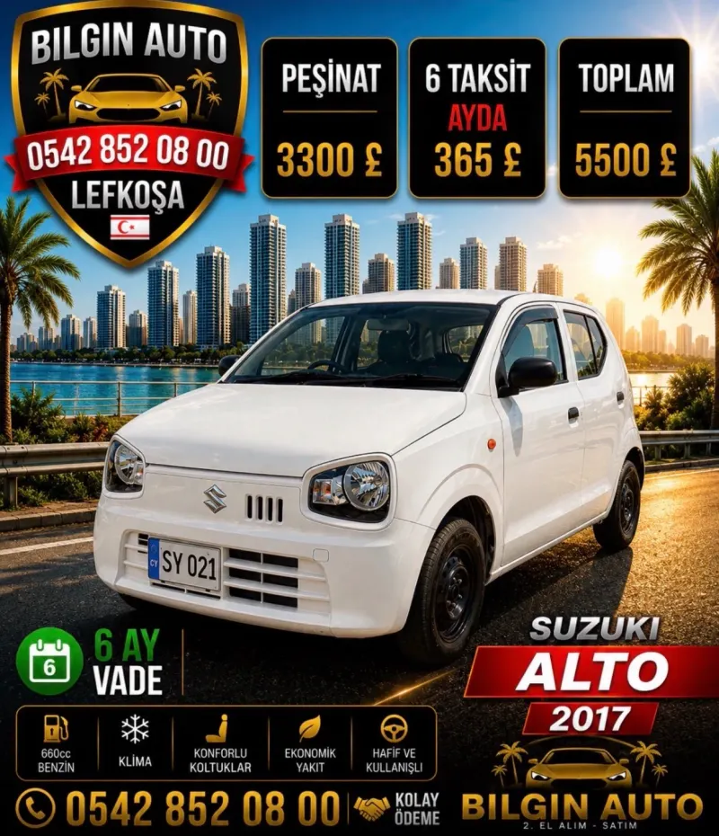 2016 Model Otomatik Suzuki Alto