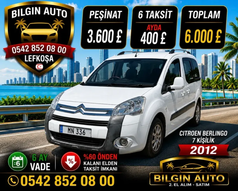 2012 Model Düz Citroen Berlingo